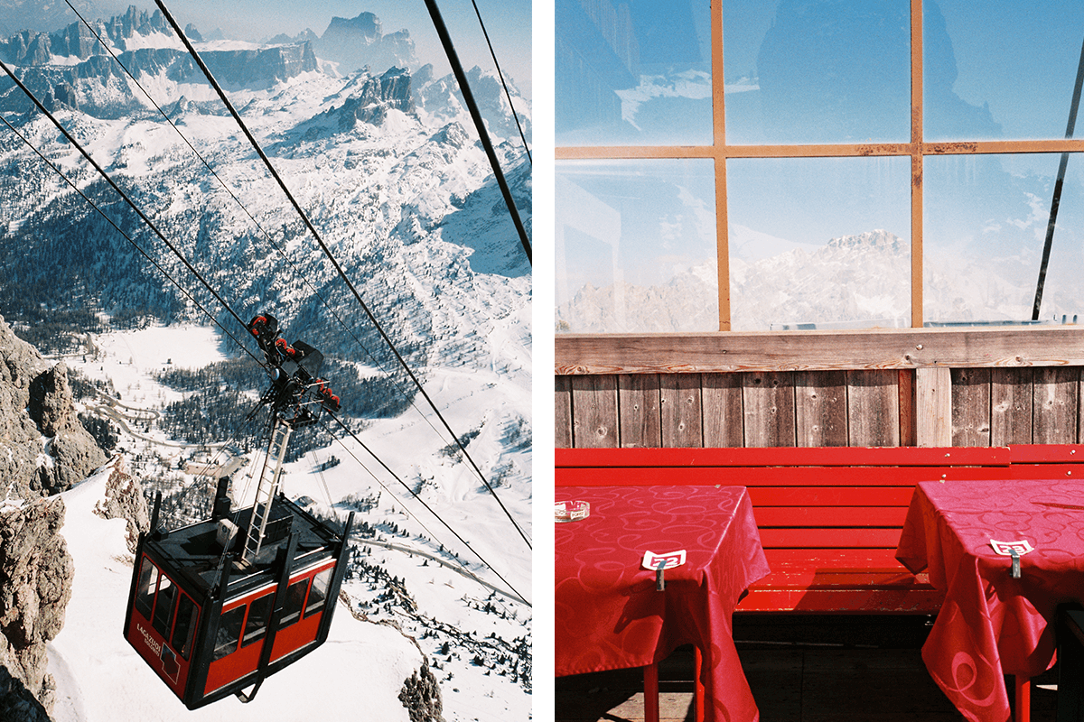 Cortina book Italian alps